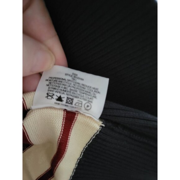 Tory Burch Blue cream stripe cardigan logo Size Small Preppy old Money Preppy - Picture 6 of 7